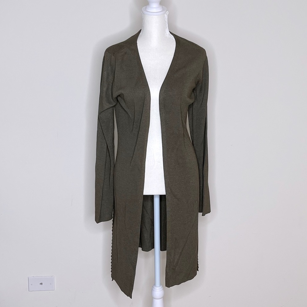Banana Republic silk long belted sweater